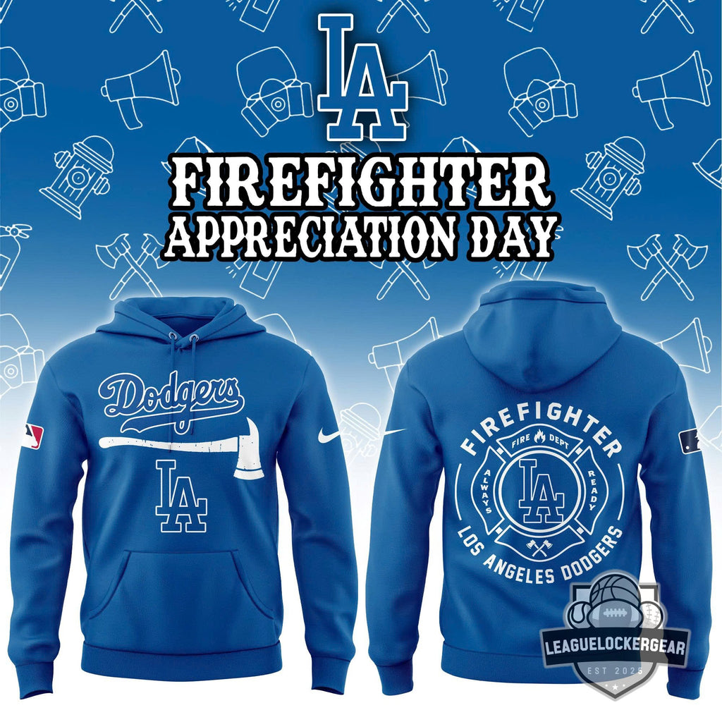 Los Angeles Dodgers Firefighter Appreciation Day Hoodie