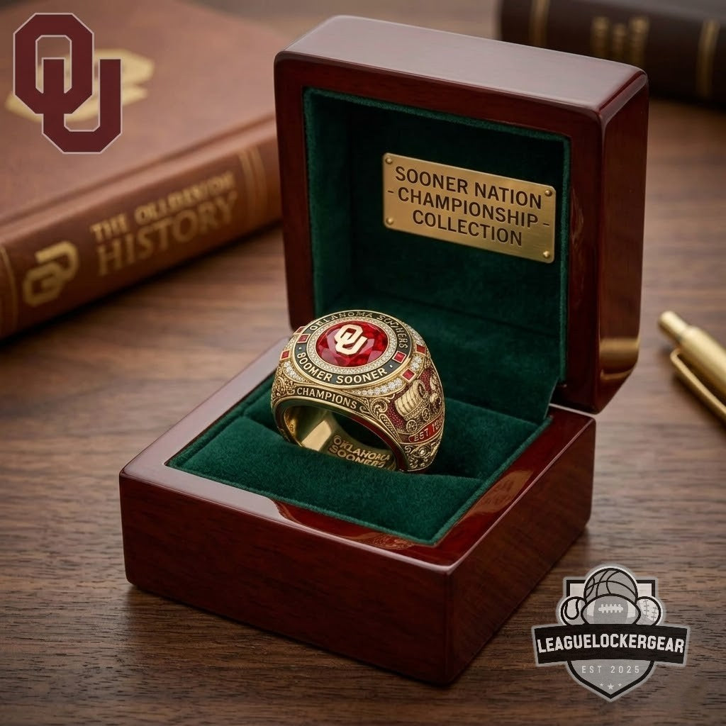 Oklahoma Sooners Boomer Sooner Champions EST. 1895 Ring