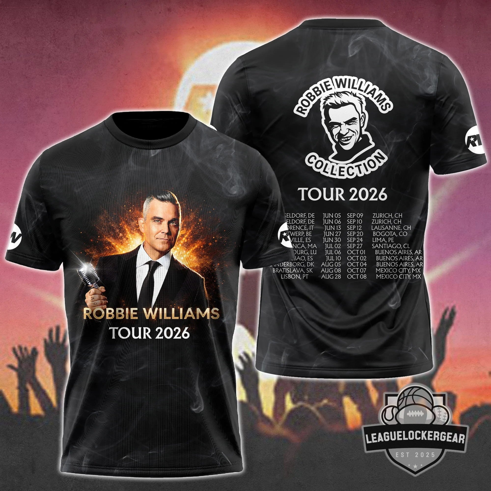 Robbie Williams Collection Tour 2026 T-Shirt