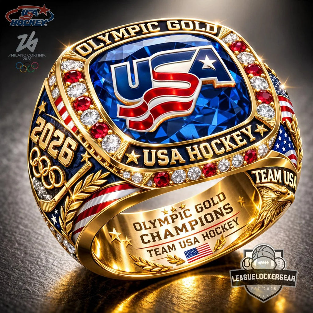 USA Hockey 2026 Milano Cortina Olympic Gold Champions Ring