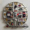 Houston Texans Decorative 3D Visual Effect Acrylic Wall Clock