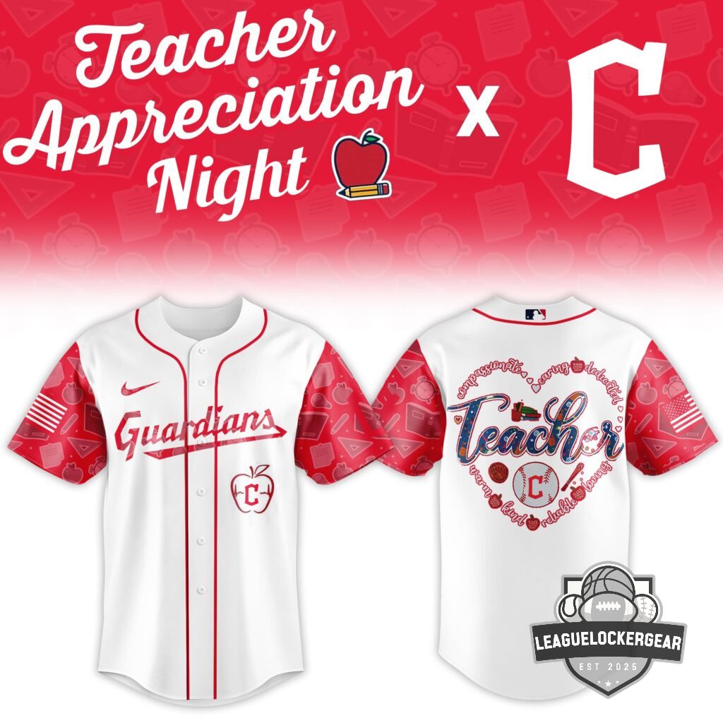 Cleveland Guardians Teacher Appreciation Night Baseball Jersey