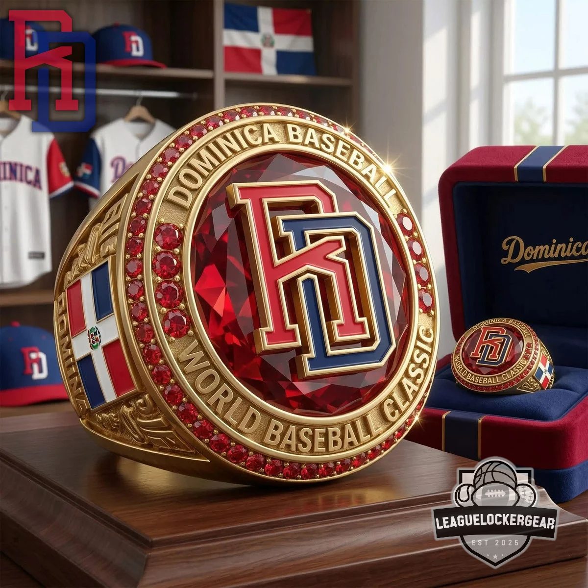 Dominican Republic Baseball Team World Baseball Classic Championship Ring