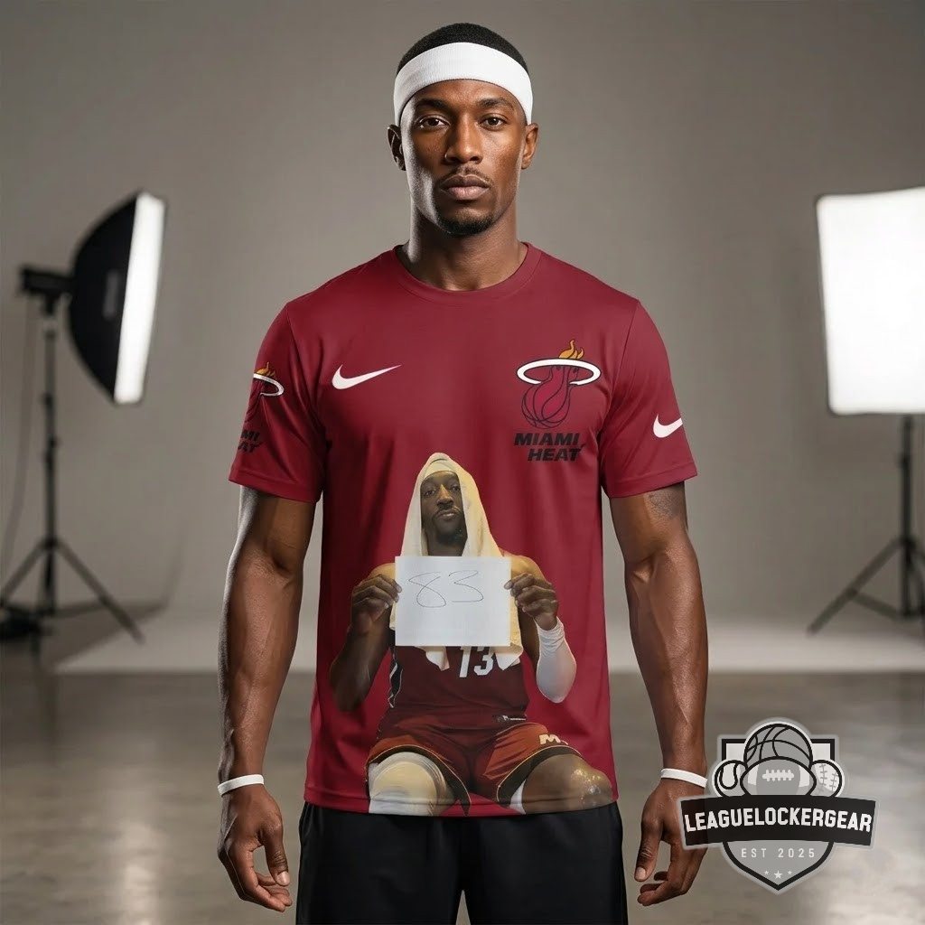 Miami Heat Bam Adebayo 83 Wingspan T-Shirt
