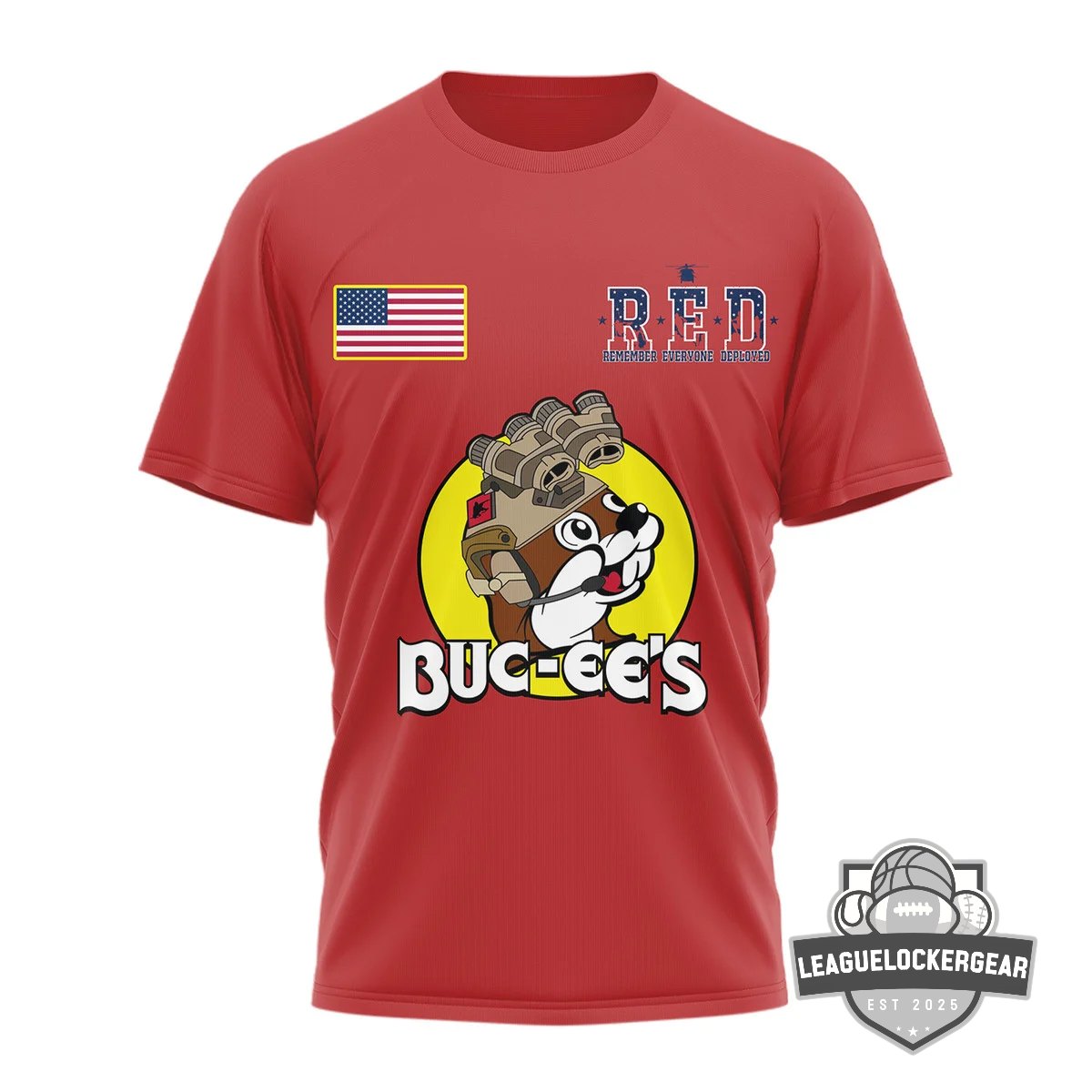 Buc-ee’s Remember Everyone Deployed Military Support T-Shirt