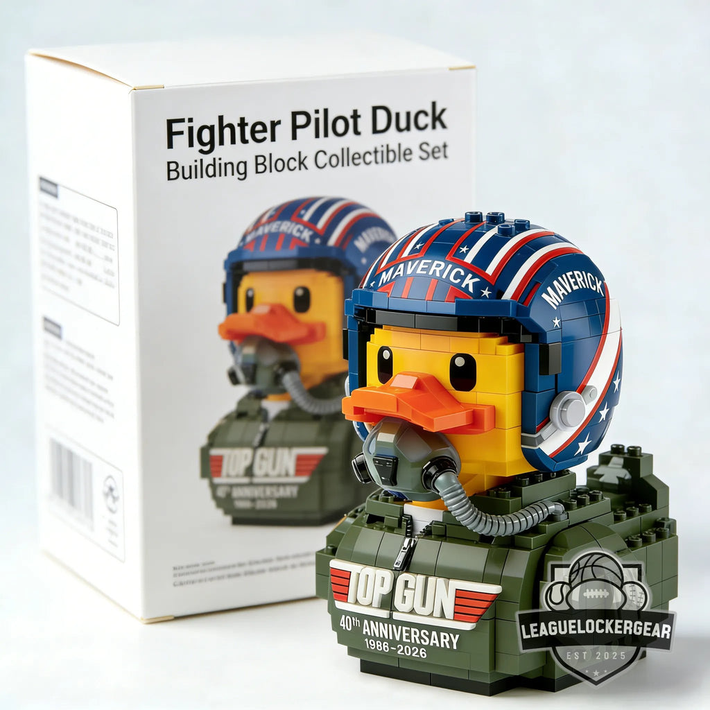 Gun Maverick 40th Anniversary 1986-2026 Duck Building Blocks Set