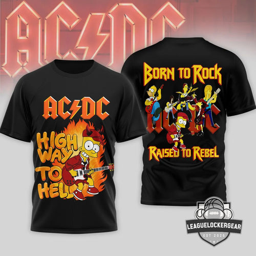 AC/DC The Simpsons Highway To Hell T-Shirt