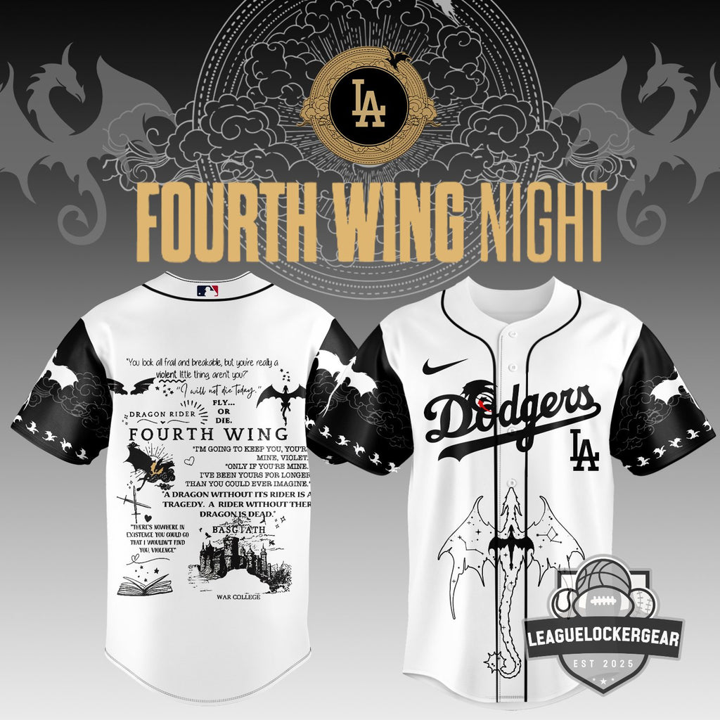 Los Angeles Dodgers Fourth Wing Night Baseball Jersey