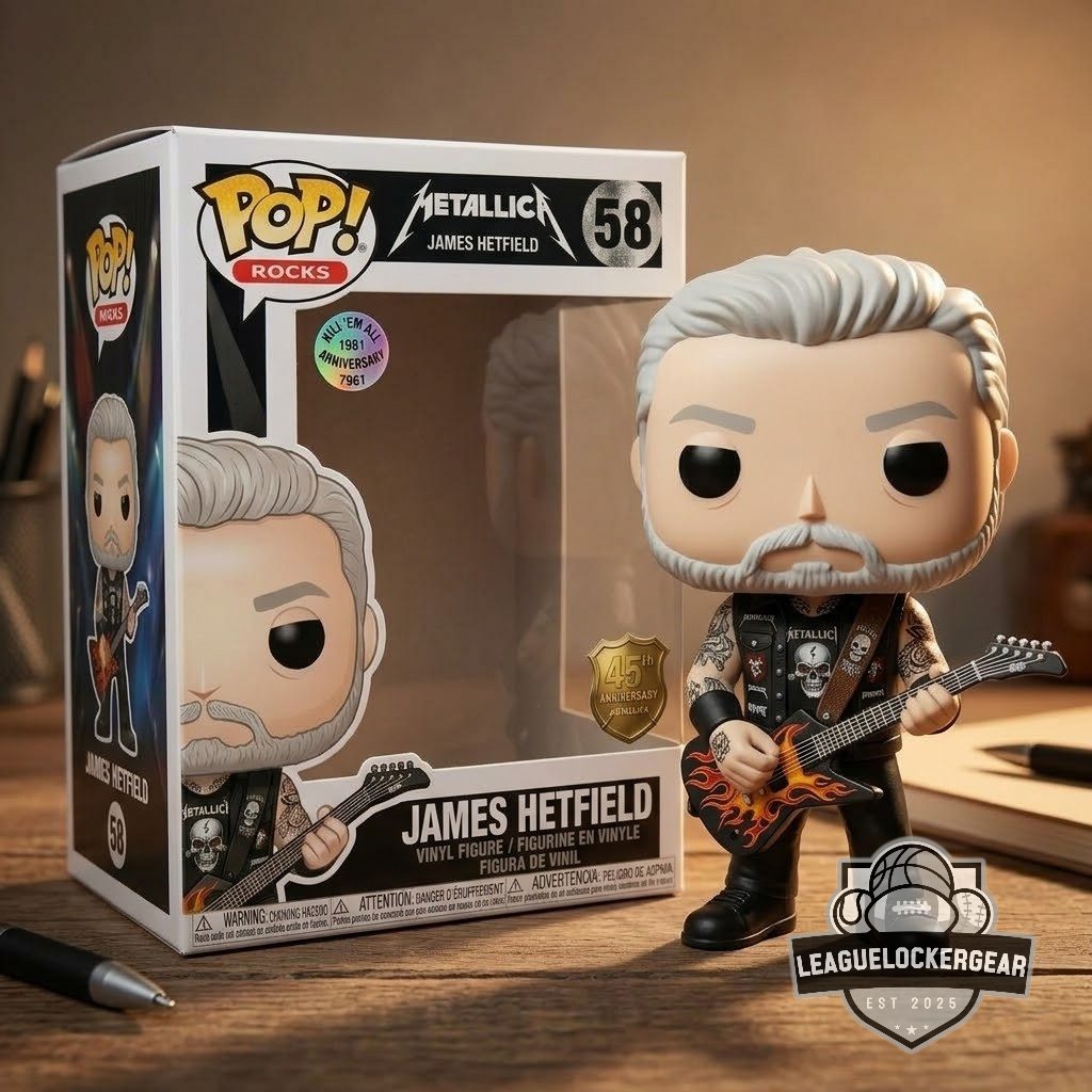 James Hetfield Metallica 45th Anniversary Funko Pop