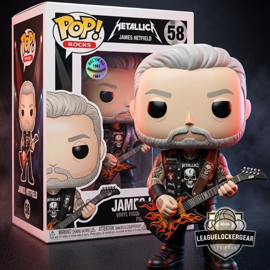James Hetfield Metallica 45th Anniversary Funko Pop