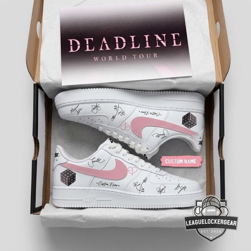 BLACKPINK Deadline World Tour Signatures Custom Air Force 1 Shoes