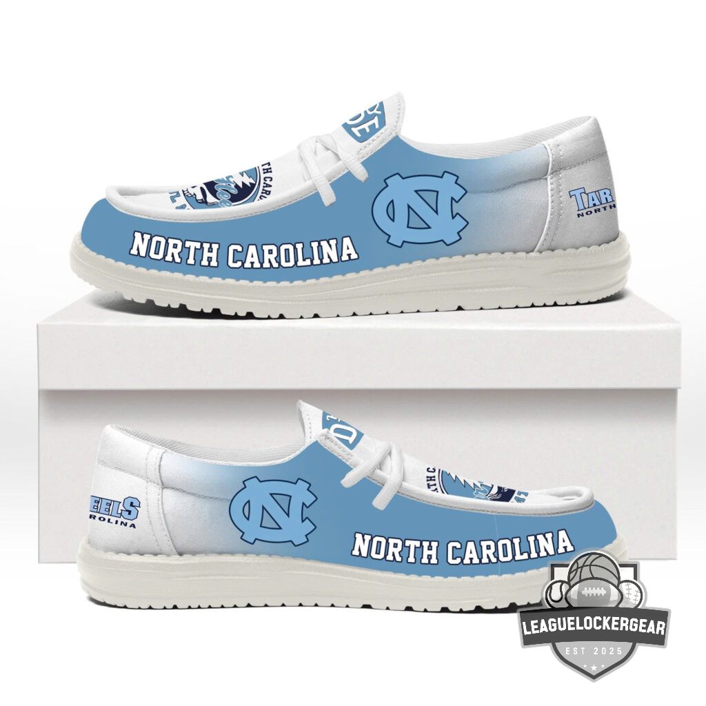 North Carolina Tar Heels Grateful Dead Make Grateful Again Hey Dude Shoes