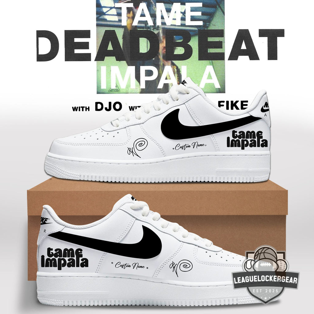 Tame Impala Deadbeat With DJO Custom Air Force 1 Shoes