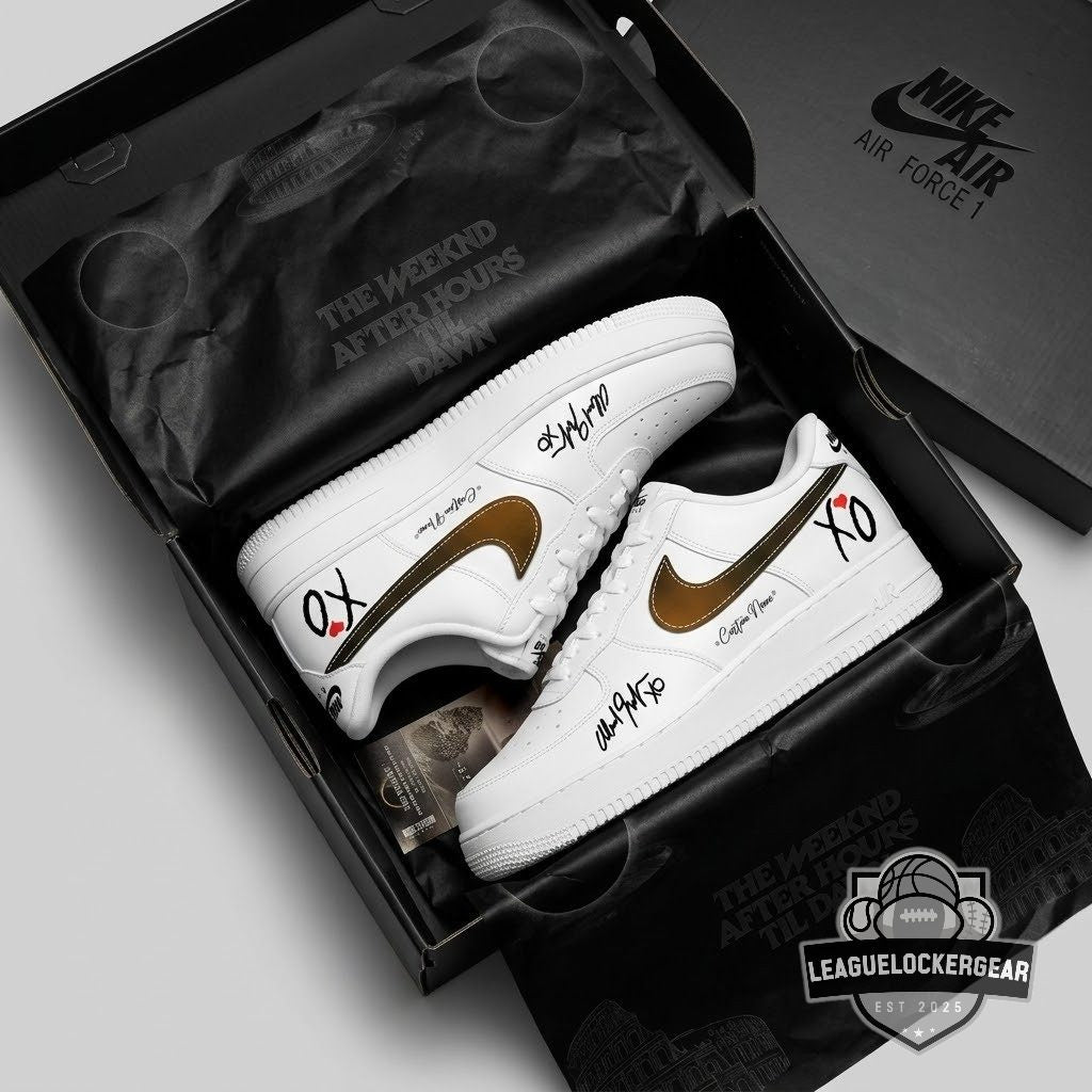 The Weeknd After Hours Til Dawn Tour Custom Air Force 1 Shoes