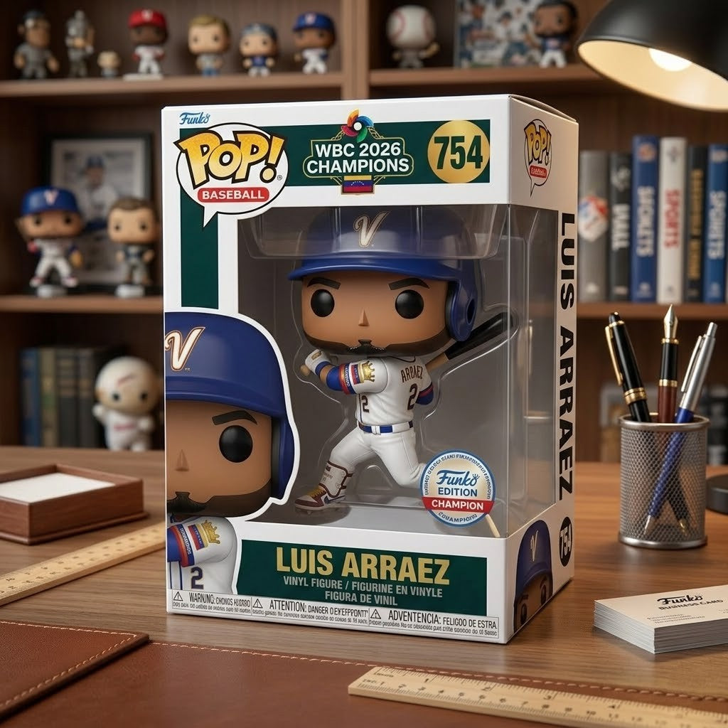 Luis Arraez Venezuela WBC 2026 Champions Funko Pop Vinyl Figure