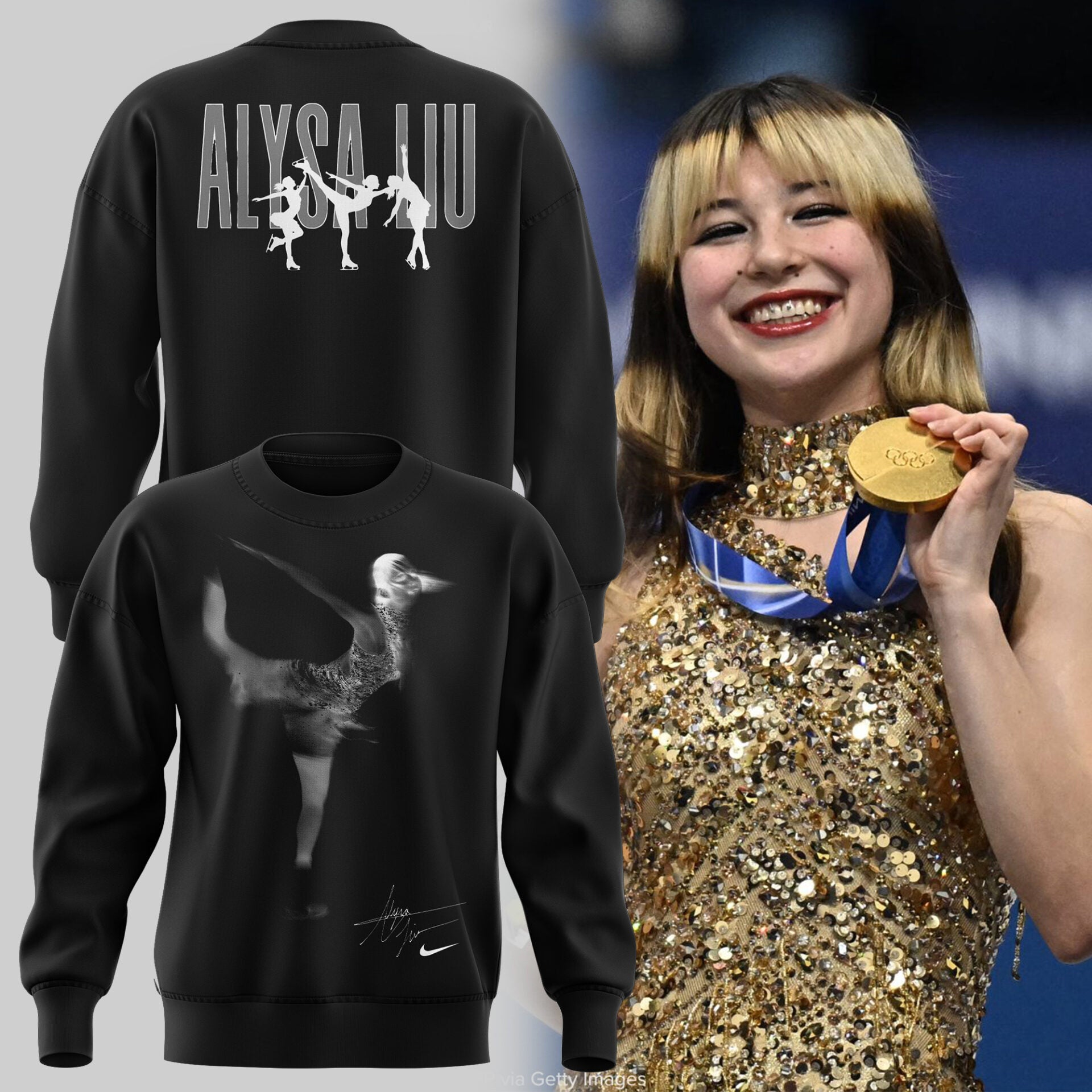 Alysa Liu Storms to Olympic Title Sweatshirt