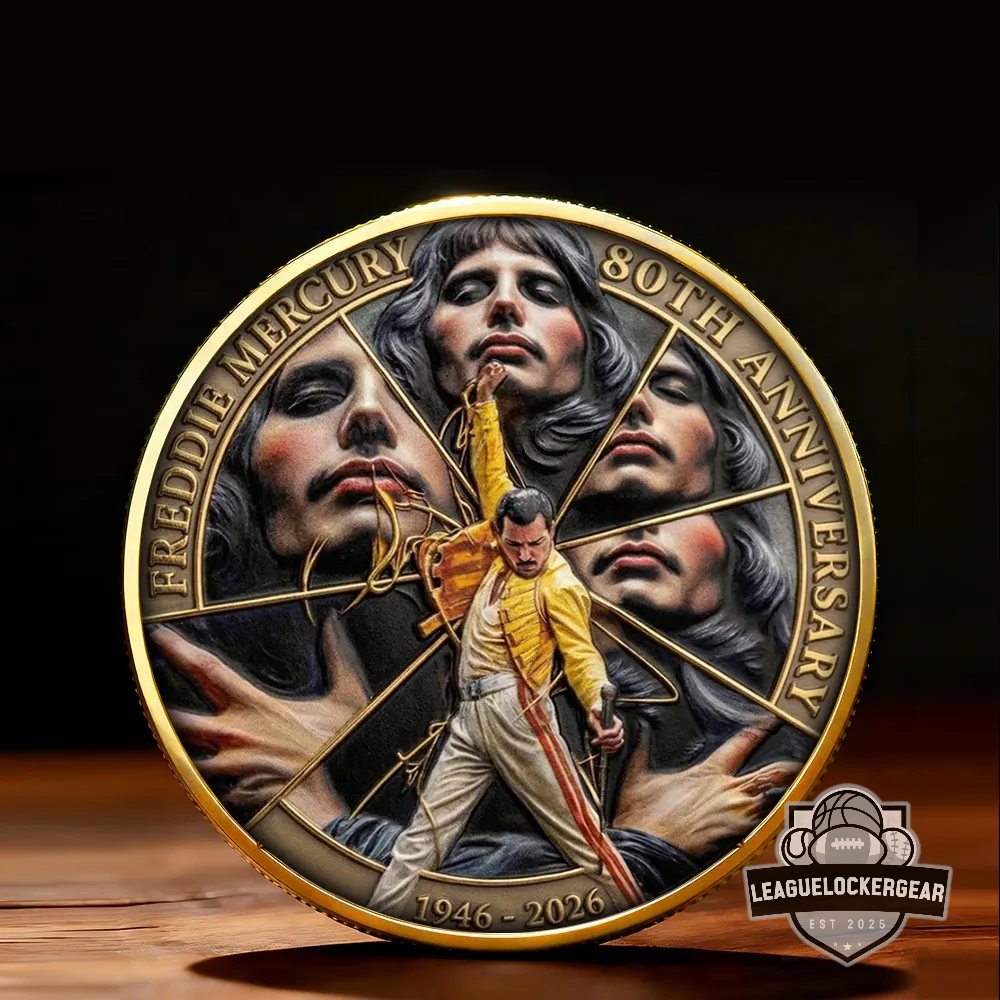 Freddie Mercury 80th Anniversary 1946-2026 Commemorative Coin