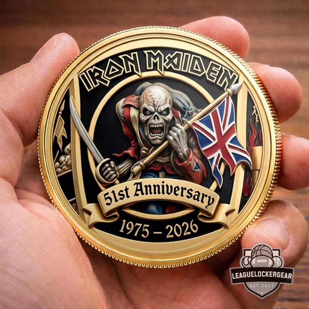 Iron Maiden 51st Anniversary The Trooper Commemorative Coin