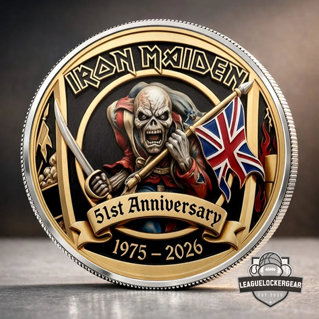 Iron Maiden 51st Anniversary The Trooper Commemorative Coin