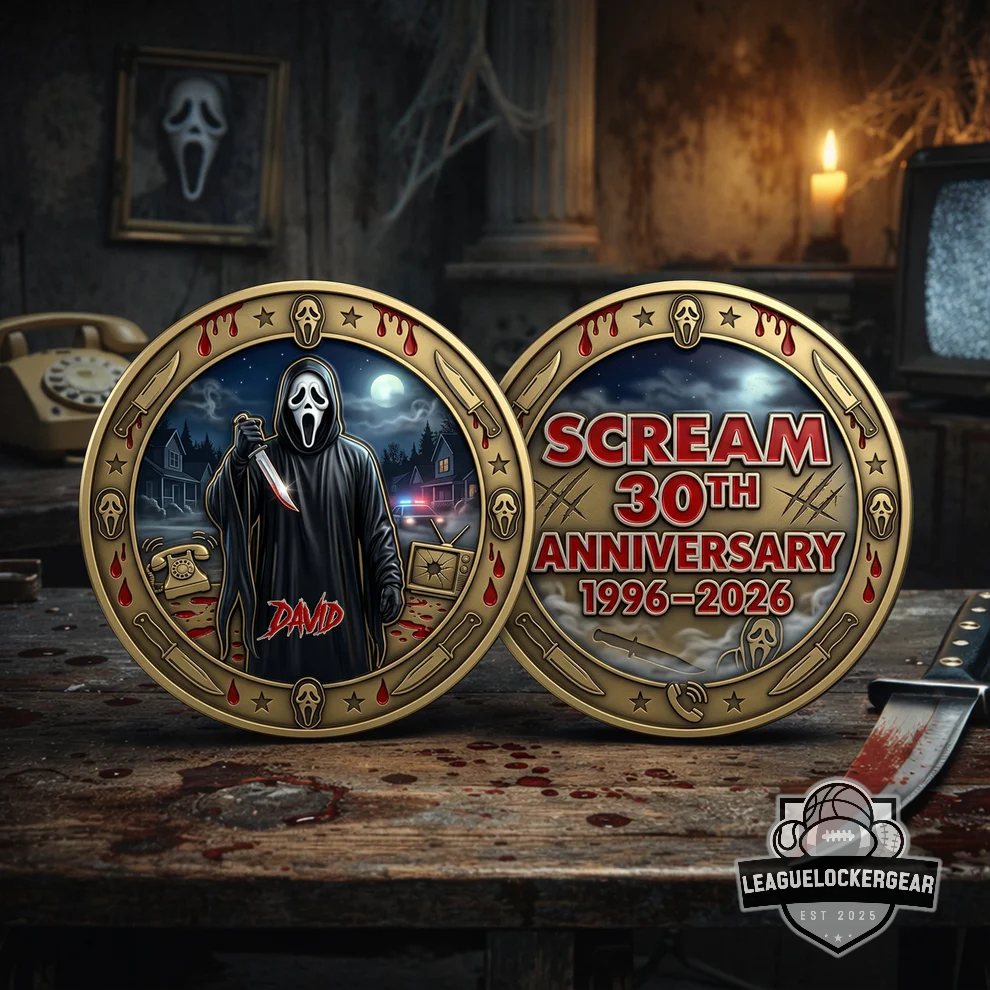Scream 30th Anniversary 1996-2026 Challenge Coin