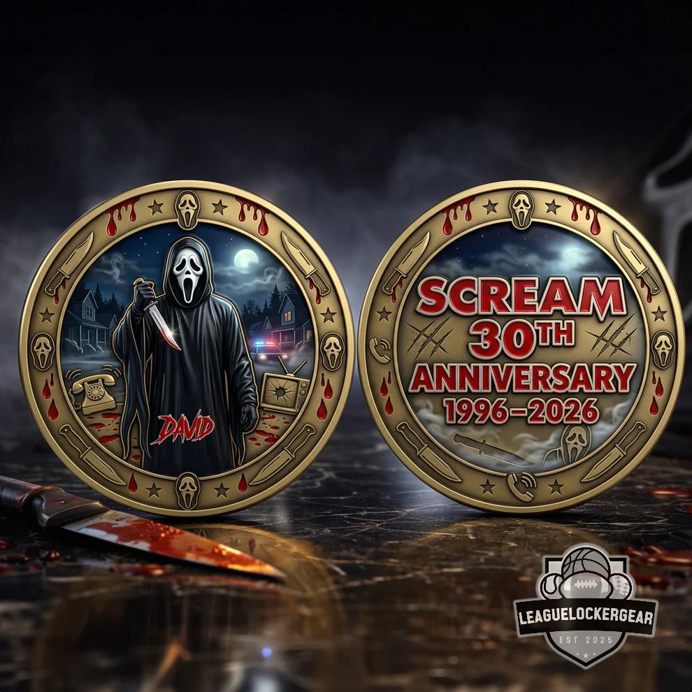 Scream 30th Anniversary 1996-2026 Challenge Coin