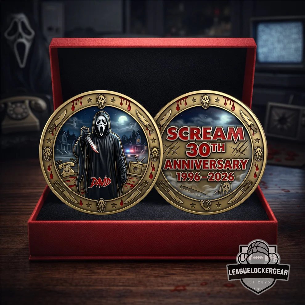 Scream 30th Anniversary 1996-2026 Challenge Coin