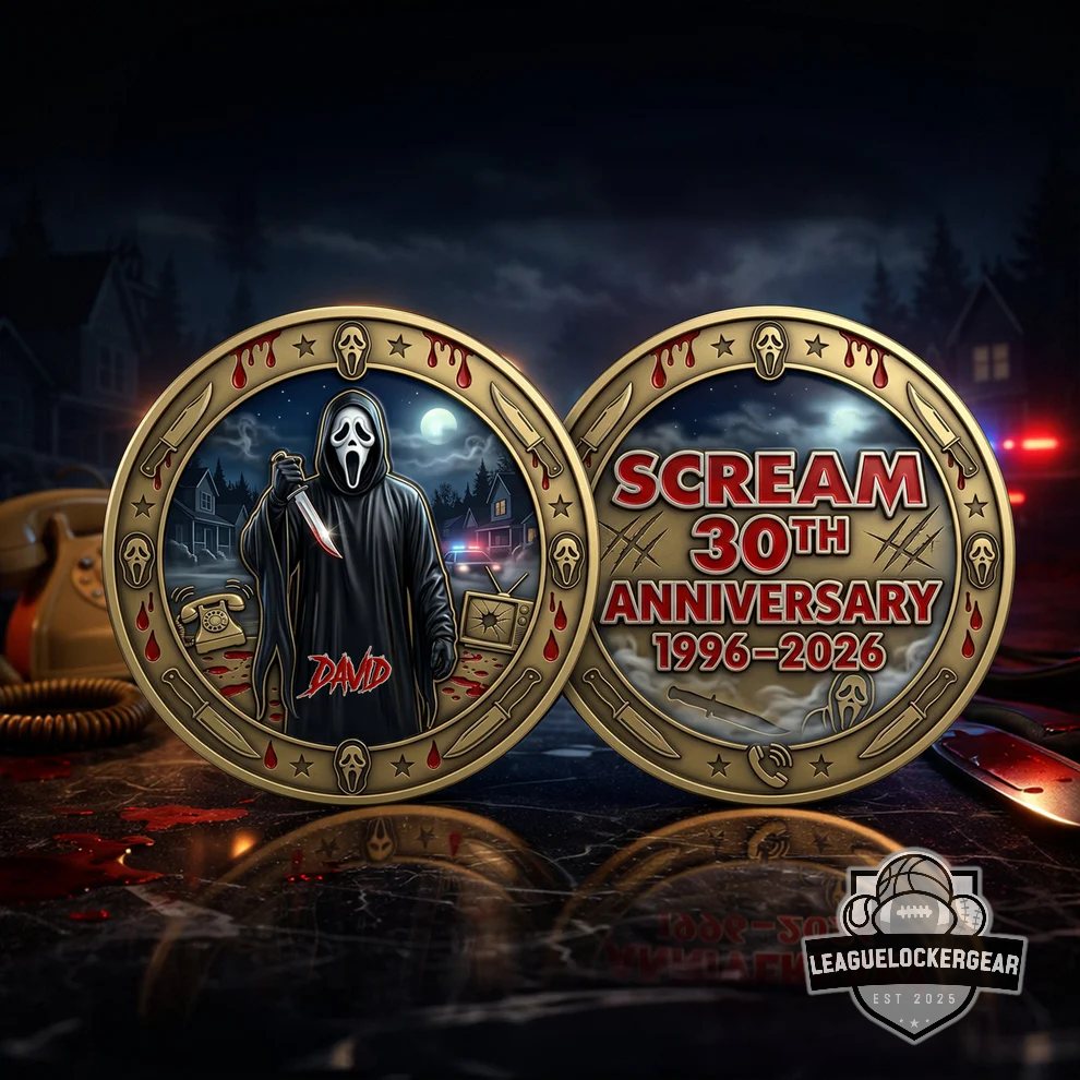 Scream 30th Anniversary 1996-2026 Challenge Coin