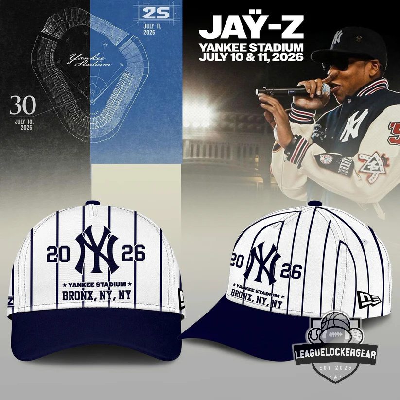 Jay-Z New York Yankees S. Carter Yankee Stadium 2026 Concert Baseball Jersey
