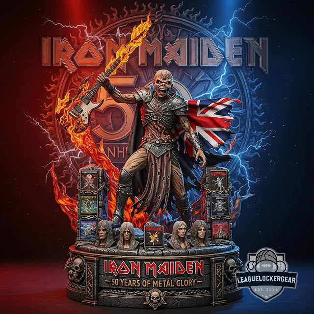 Iron Maiden 50 Years Of Metal Glory Collectible Statue