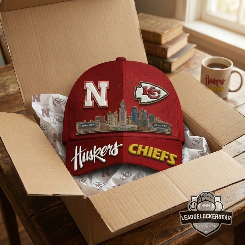 Nebraska Huskers x Kansas City Chiefs Baseball Cap
