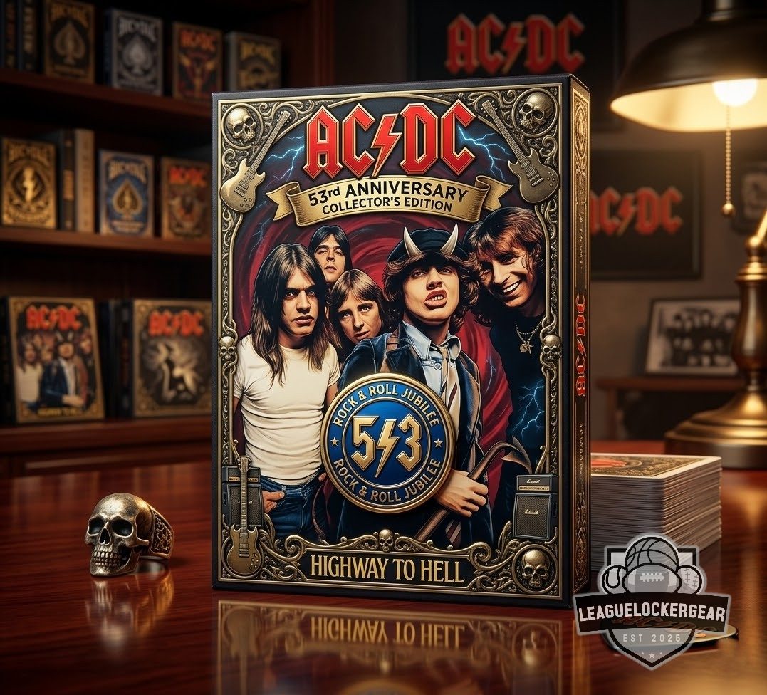 AC/DC 53rd Anniversary Highway to Hell Playing Cards