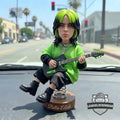 Billie Eilish Decor Car Dashboard Bobblehead