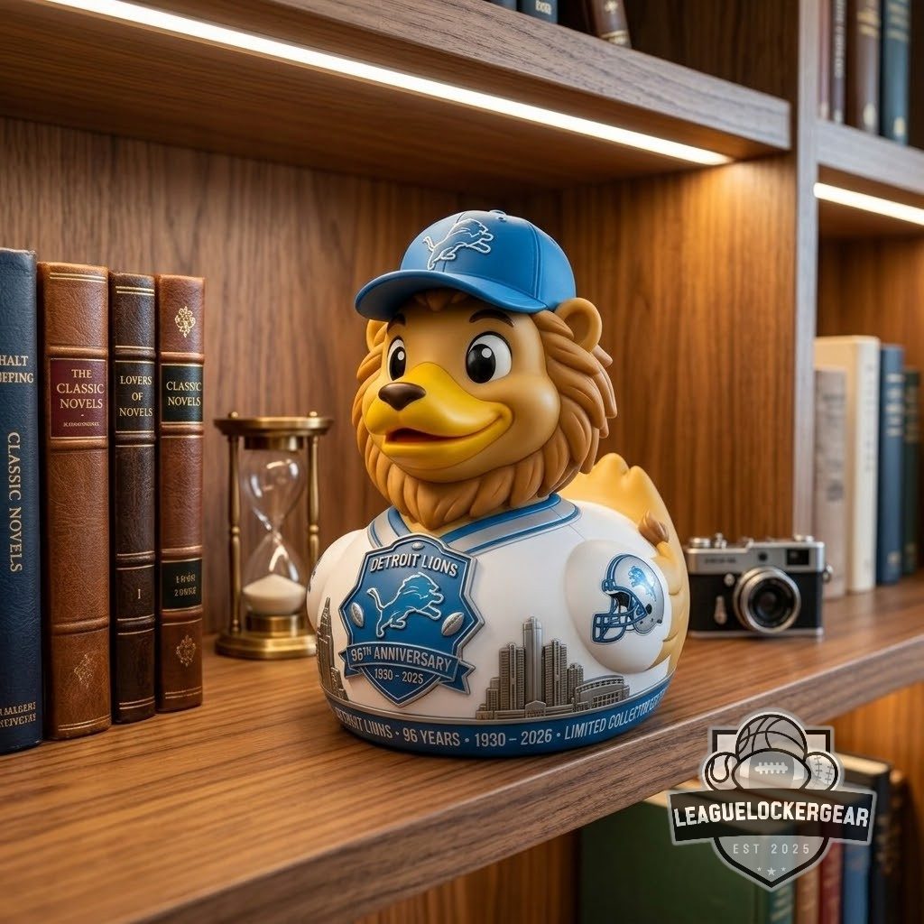Detroit Lions 96th Anniversary 1930-2026 Rubber Duck