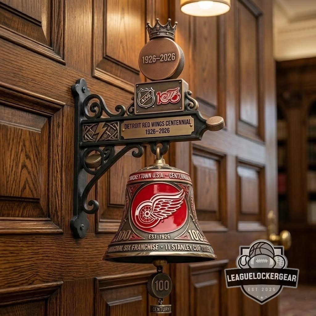 Detroit Red Wings Centennial 1926-2026 Wall Bell