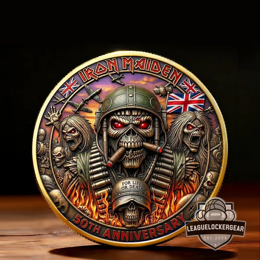 Iron Maiden 50th Anniversary Challenge Coin