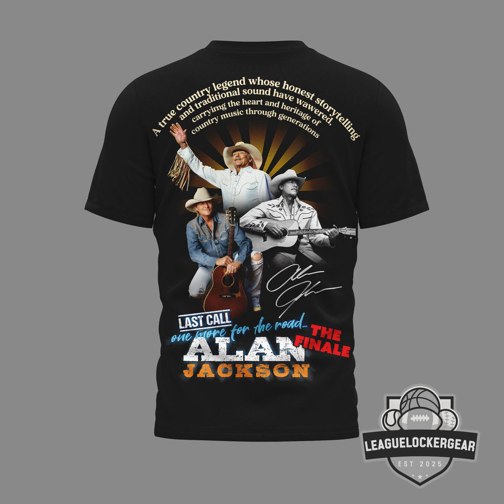 Alan Jackson Last Call One More For The Road The Finale T-Shirt
