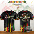 Atlanta Braves Juneteenth Freedom Day Baseball Jersey