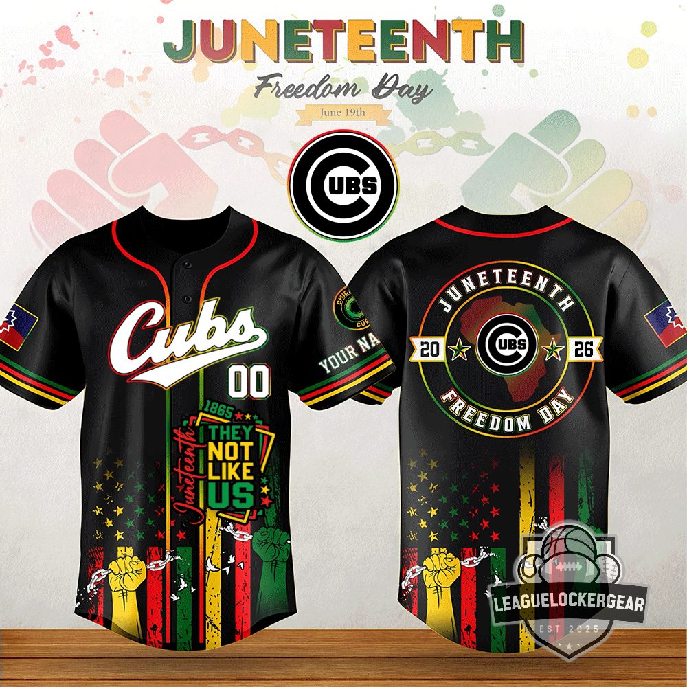 Chicago Cubs Juneteenth Freedom Day 2026 Baseball Jersey