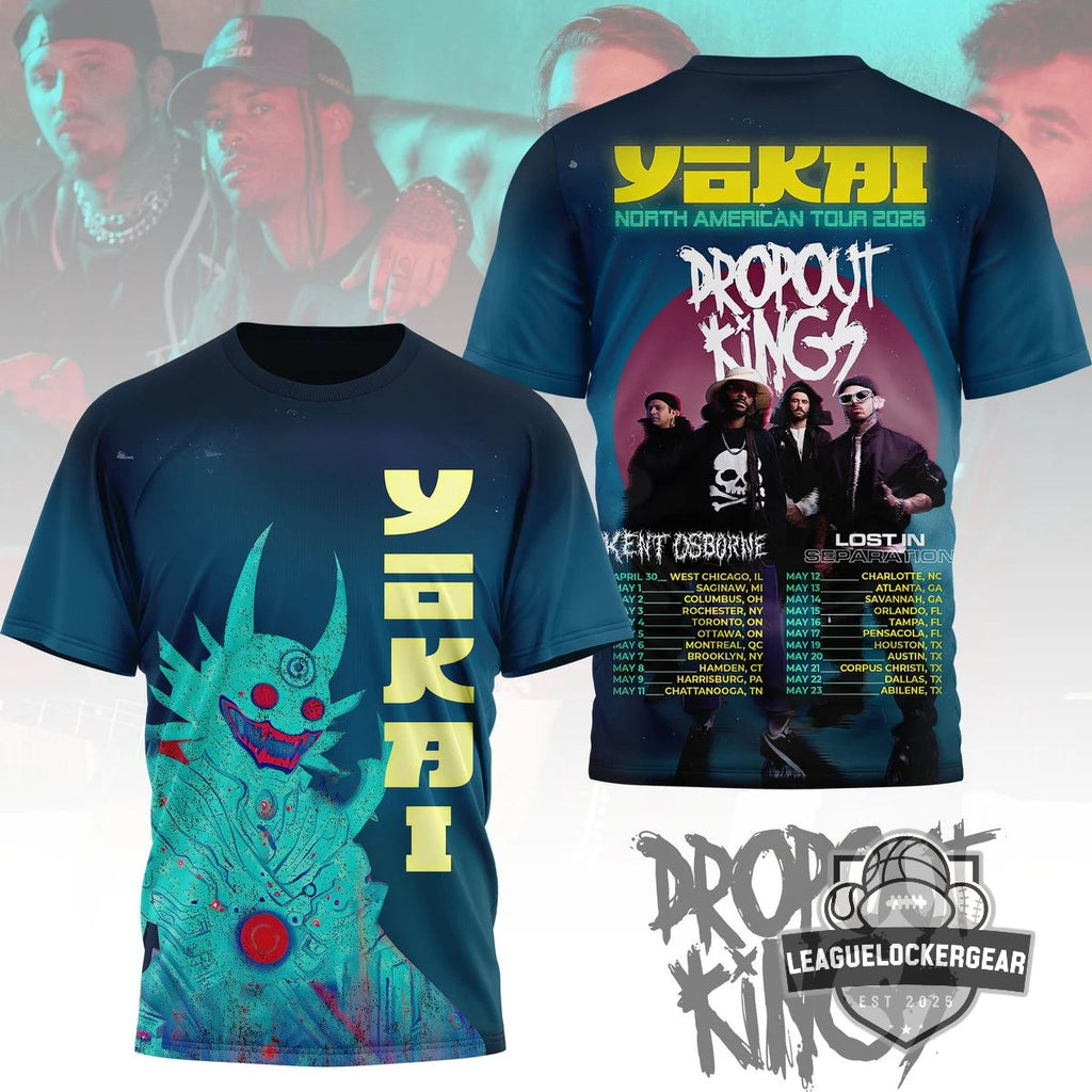 Dropout Kings Yokai North American Tour 2026 T-Shirt