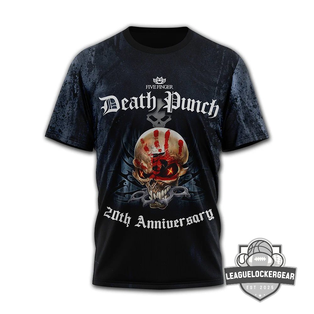 Five Finger Death Punch 20th Anniversary World Tour T-Shirt