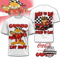 Garfield Ferrari F1 Born To Nap Forced To Race T-Shirt