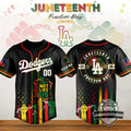 Los Angeles Dodgers Juneteenth Freedom Day Baseball Jersey