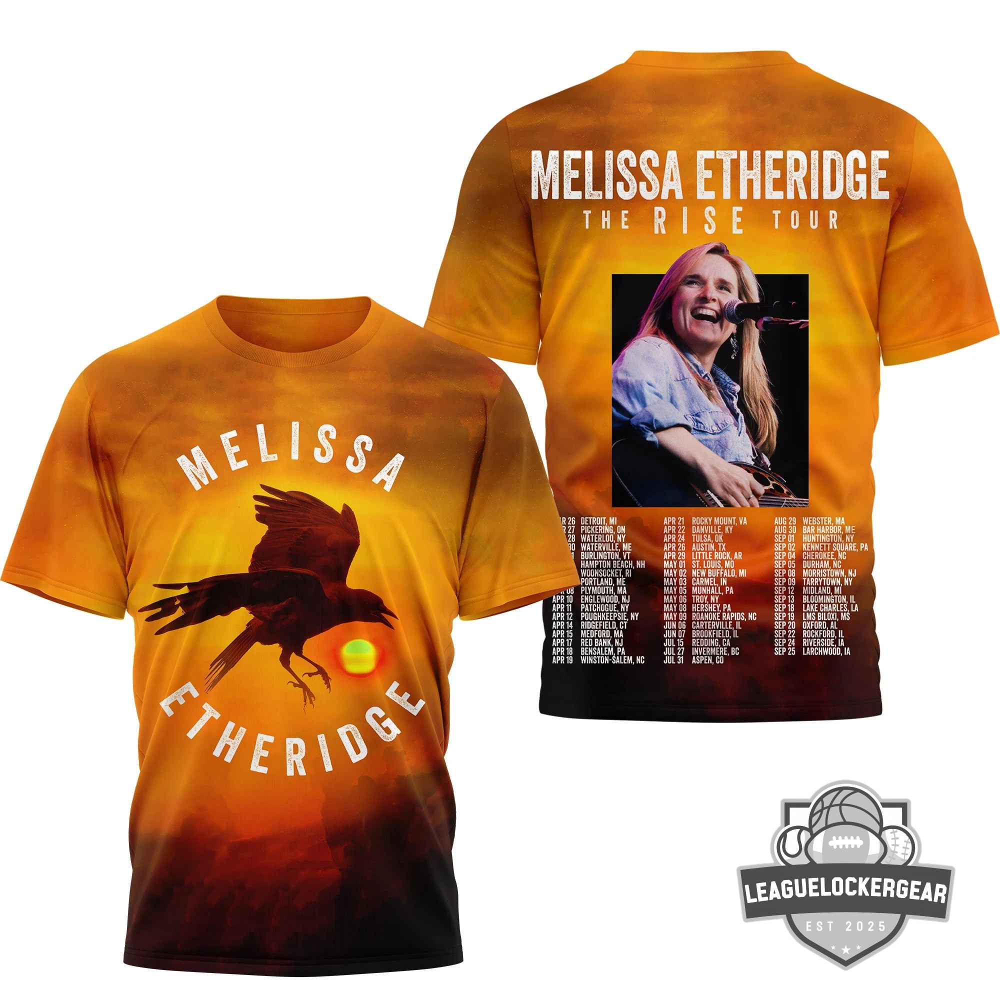 Melissa Etheridge The Rise Tour T-Shirt