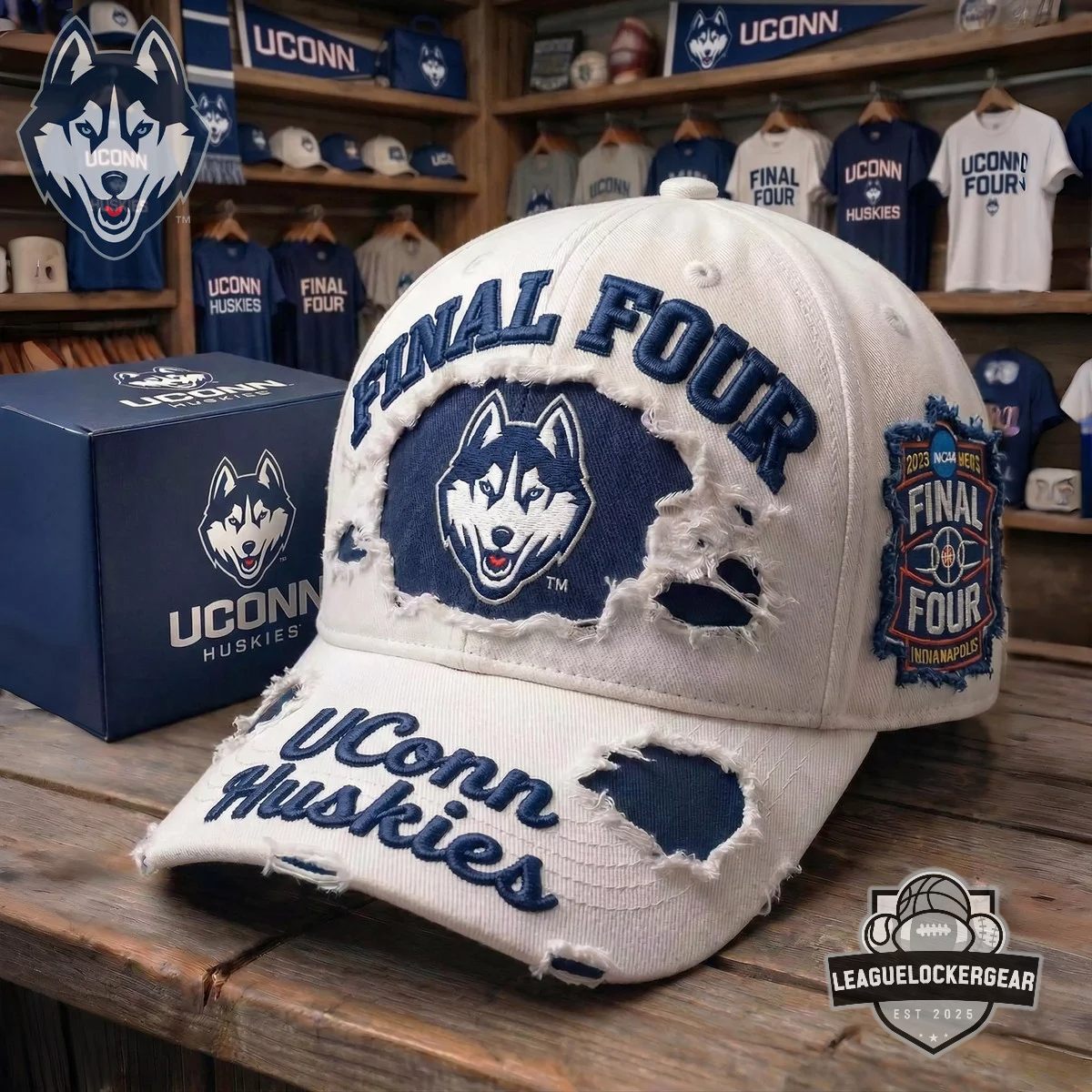 UConn Huskies NCAA Men’s Final Four Distressed Hat