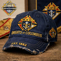 Knights of Columbus EST. 1882 Distressed Dad Hat