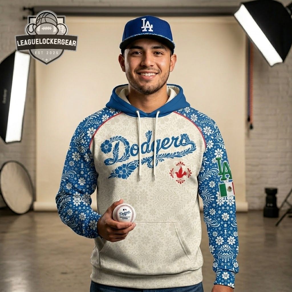 Dodgers X MLB World Tour Mexico City Series 2026 3D Hoodie