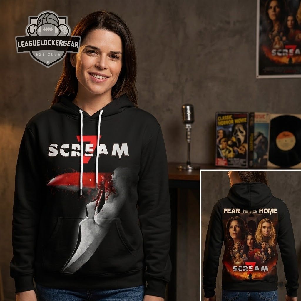 Scream 7 Fear Hits Home Hoodie