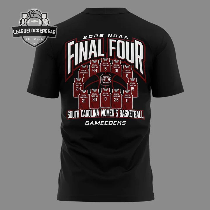 South Carolina Gamecocks 2026 NCAA Final Four Four It All T-Shirt