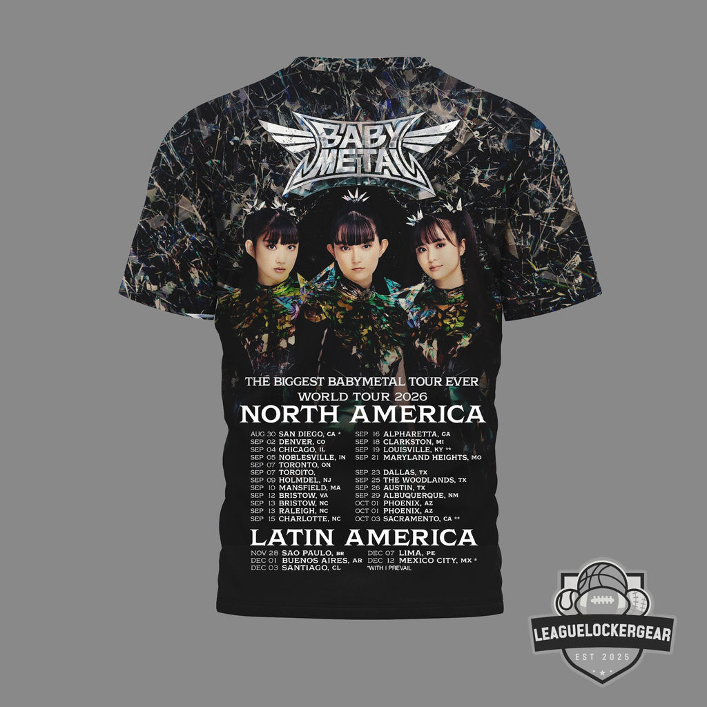 Babymetal World Tour 2026 North America T-Shirt