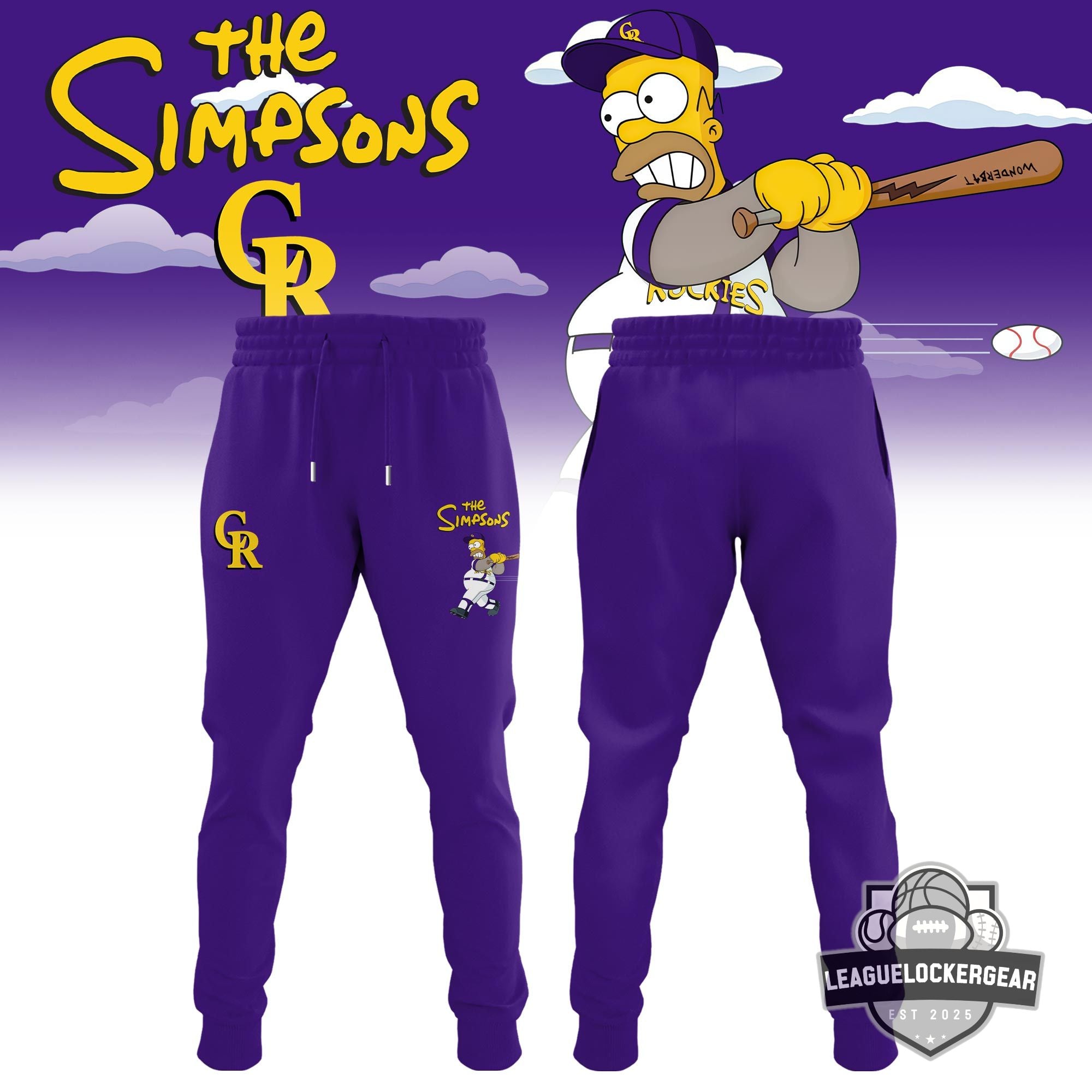 Colorado Rockies x The Simpsons Baseball Jersey